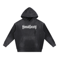 Black Label Frayed Hoodie