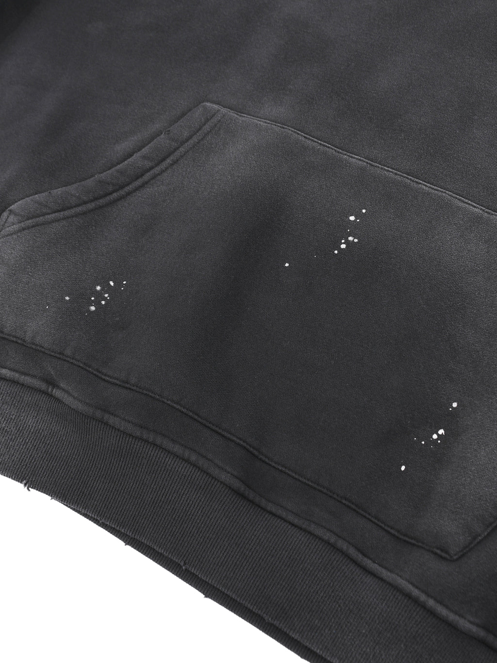 Black Label Frayed Hoodie