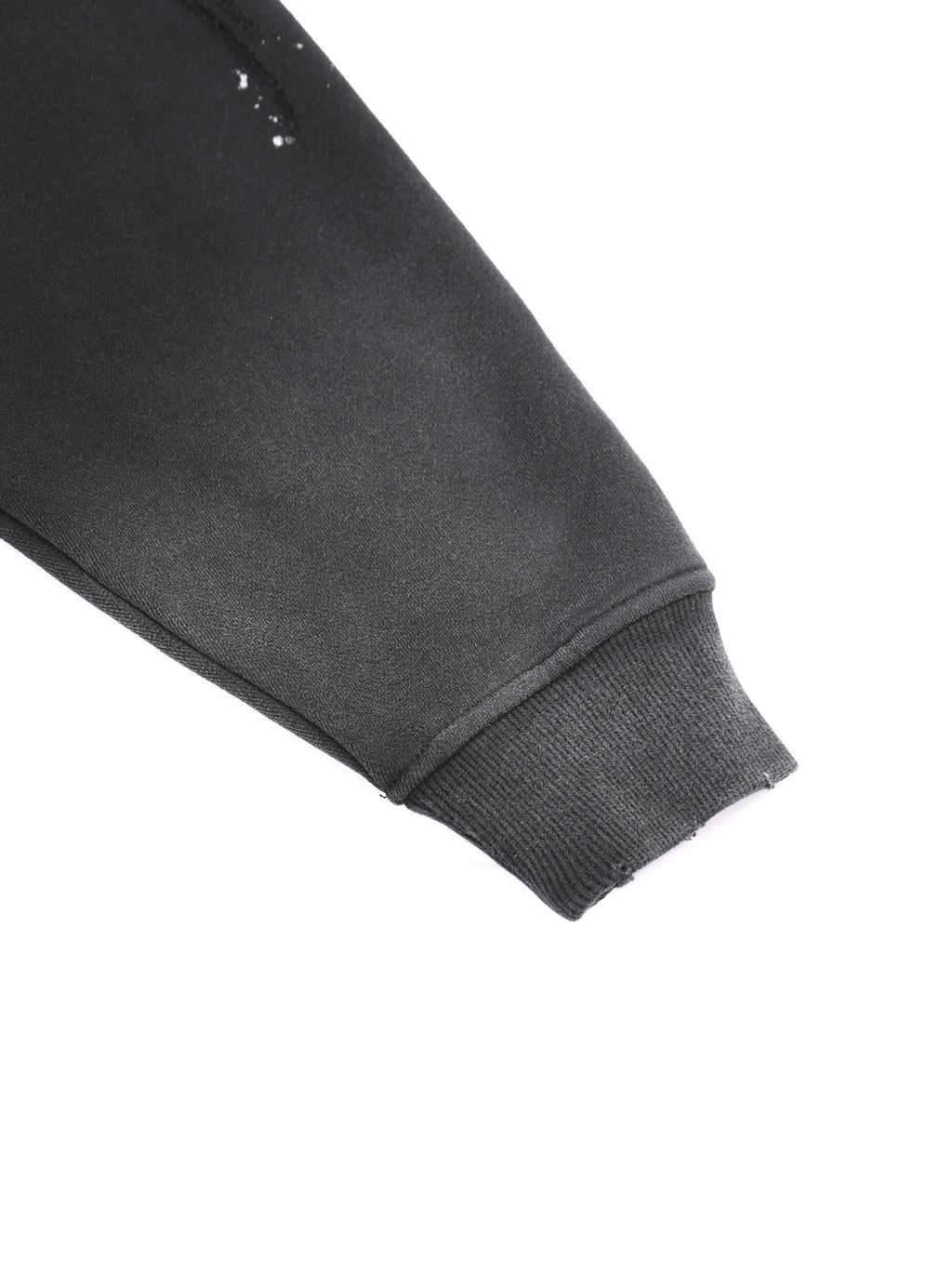 Black Label Frayed Hoodie